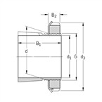 SKF HS 207 Adapter Sleeve