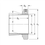 SKF HE 306 E Adapter Sleeve
