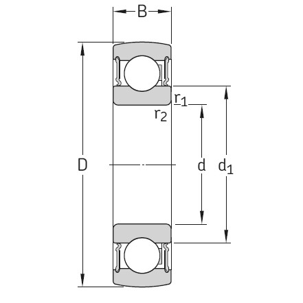 SKF 1726205-2RS1
