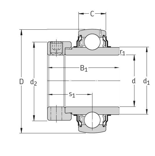 SKF YET 203