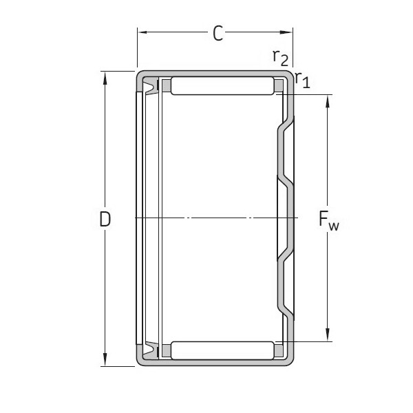 SKF BK 1012 RS