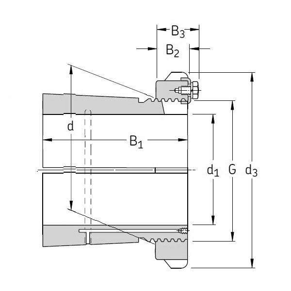 SKF OH 39/560 HE Adapter Sleeve