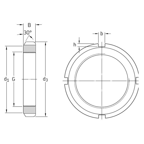 SKF KML 30 Lock Nut