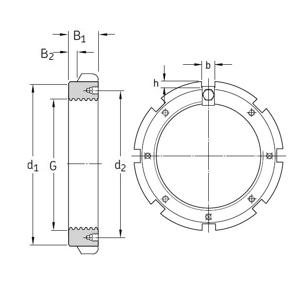 SKF HME 30/630 Lock Nut