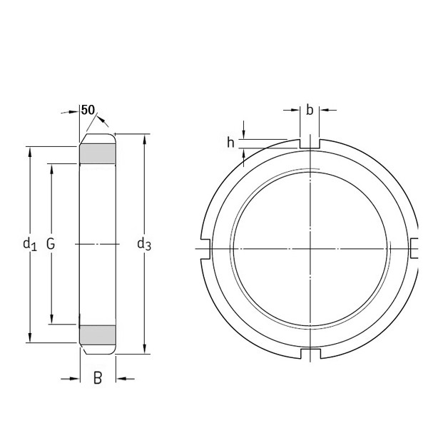 SKF M1077 Lock Nut