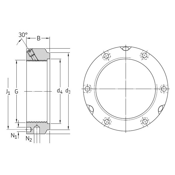 SKF KMTA 16 Lock Nut