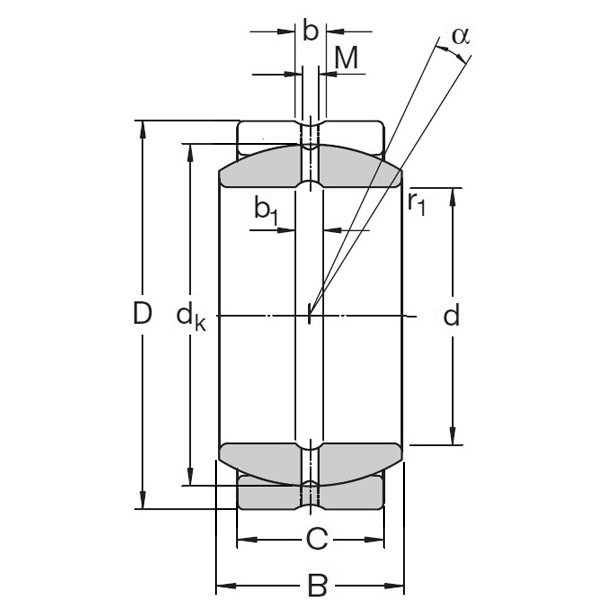 SKF GE 17 ES