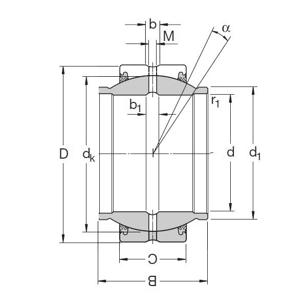 SKF GEZM 112 ES-2RS