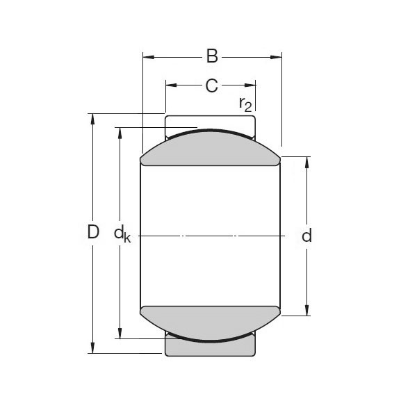 SKF GEH 12 C