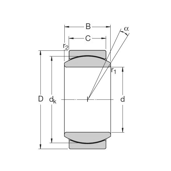 SKF GE 12 TXGR